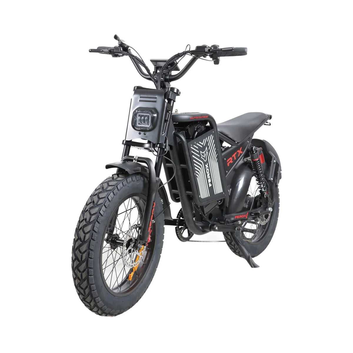 Ferox RTX – 1500W Peak Fat Tire eBike, 45 MPH