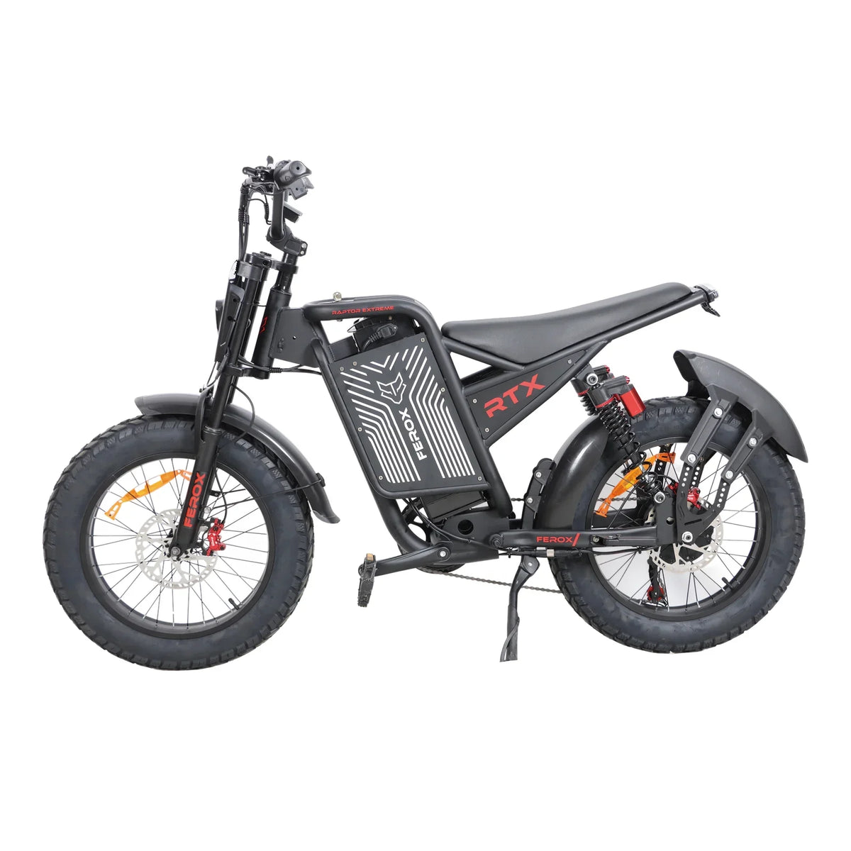 Ferox RTX – 1500W Peak Fat Tire eBike, 45 MPH