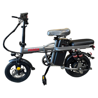 Ferox Bolt Compact Electric Bike – 1020W Peak, 22 MPH, 48V