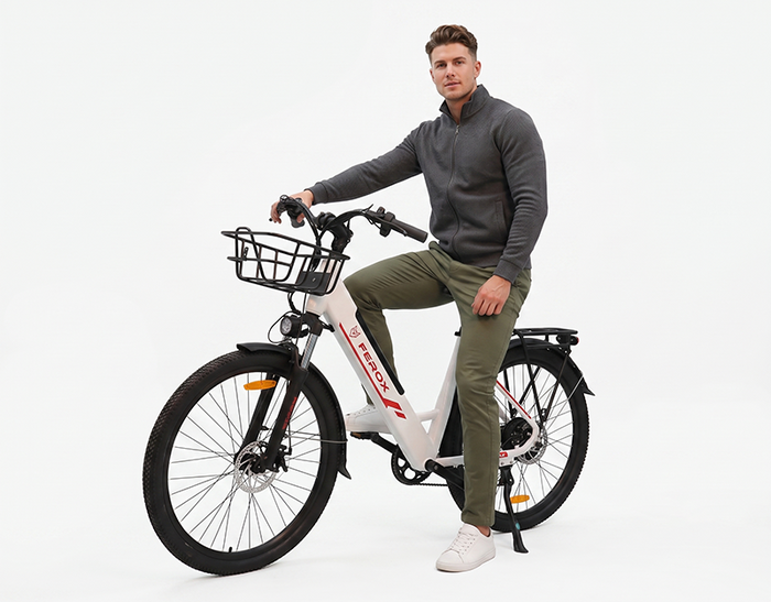 Ferox Cruiser LE Electric Bike – 500W, 20 MPH, 27.5" Wheels