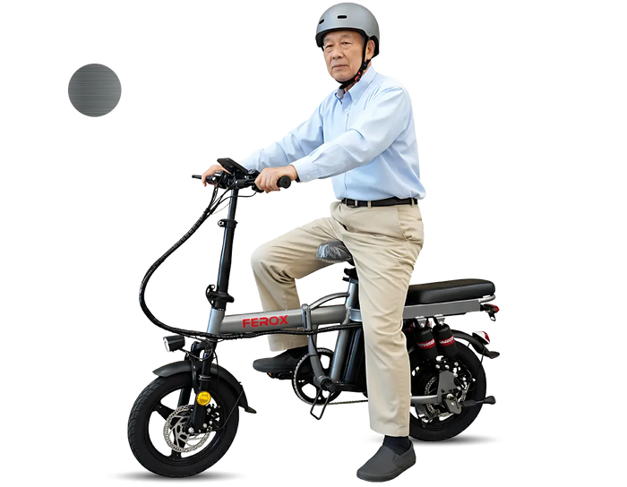 Ferox Bolt Compact Electric Bike – 1020W Peak, 22 MPH, 48V